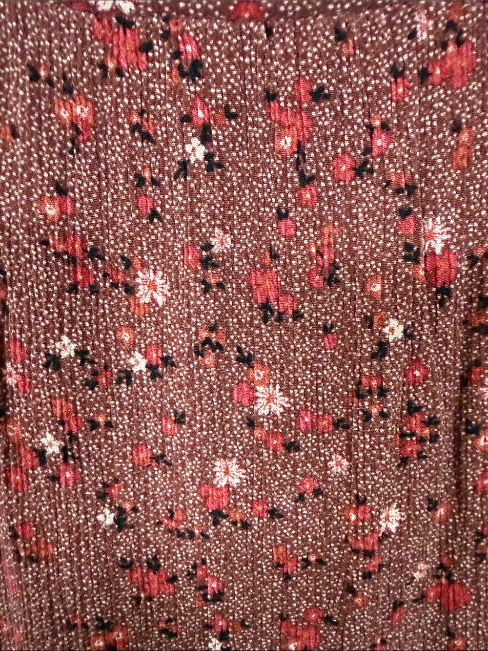 Knox Rose Rosewood Multi-Print Long Sleeve Top - Picture 3 of 7
